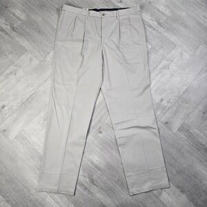 New! Dockers 42X36 Big & Tall Classic Fit Khaki Flex Comfort Waistband Pleated